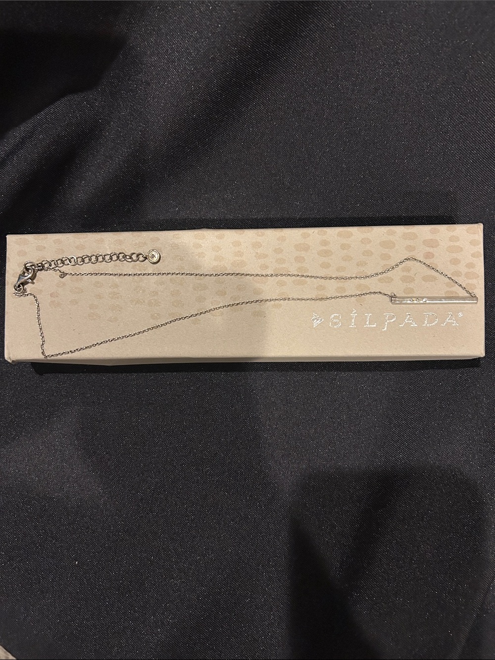Silpada N3232 Dotted Line  Necklace - Picture 2 of 4